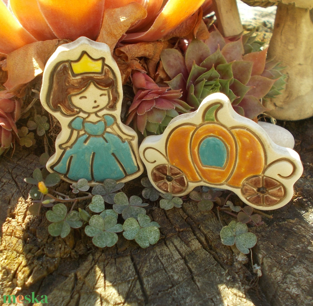 Hamupipöke és a tökhintó - otthon & életmód - dekoráció - asztal és polc dekoráció - asztaldísz - Meska.hu