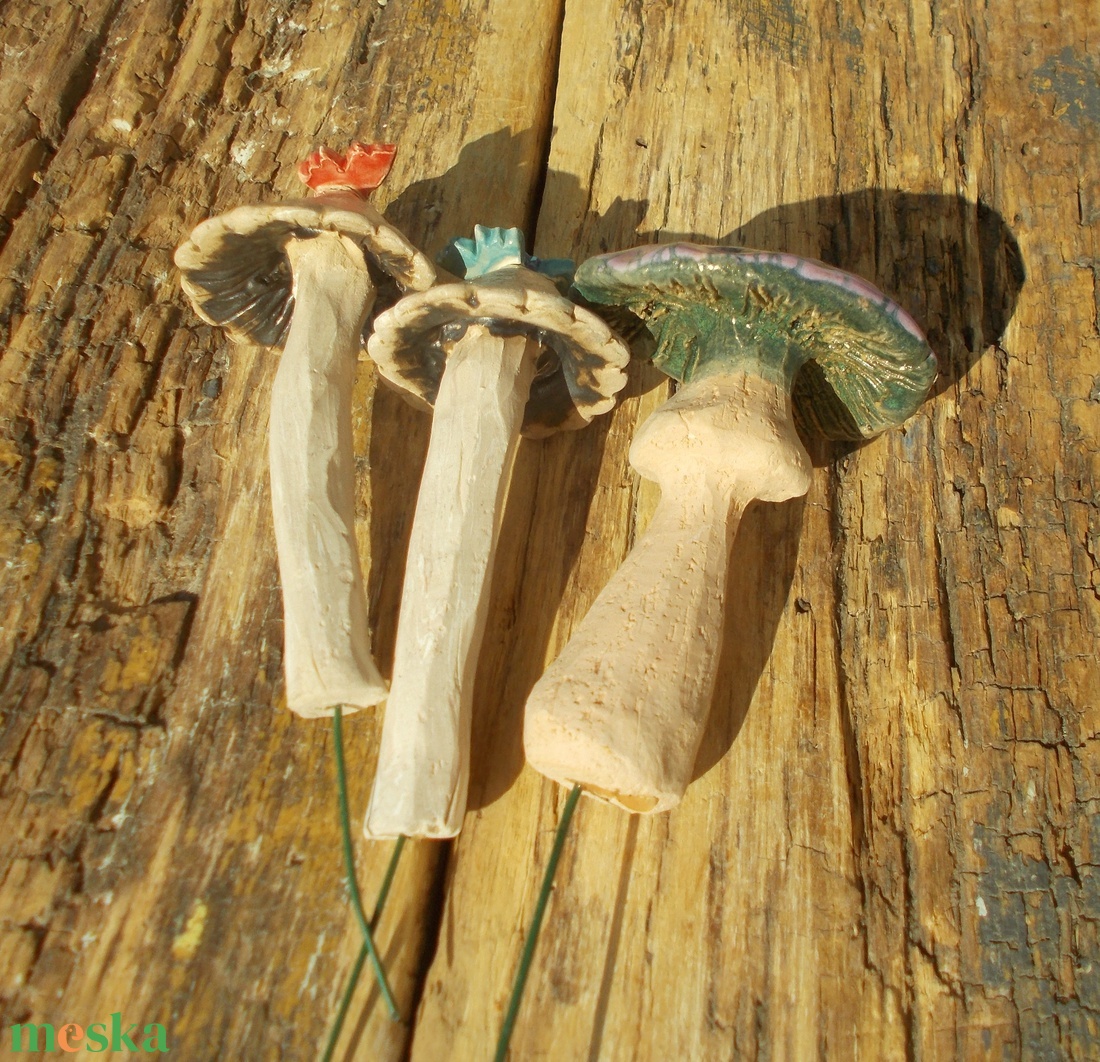 Gombák a mezőn - otthon & életmód - ház & kert - kerti dísz - Meska.hu