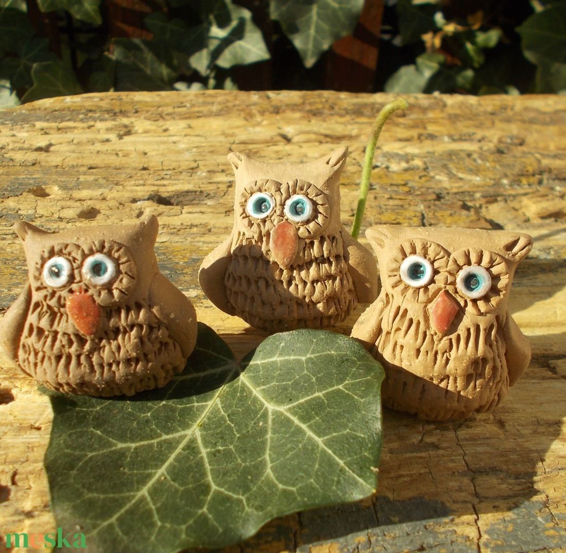 Baglyocskák - otthon & életmód - dekoráció - Meska.hu