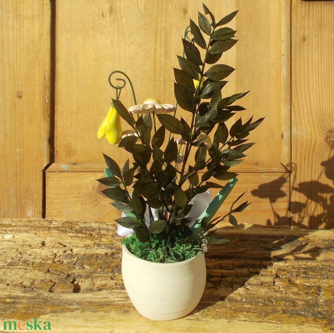 Virágok kaspóban. - otthon & életmód - dekoráció - asztal és polc dekoráció - asztaldísz - Meska.hu Virágok kaspóban. - otthon & életmód - dekoráció - asztal és polc dekoráció - asztaldísz - Meska.hu