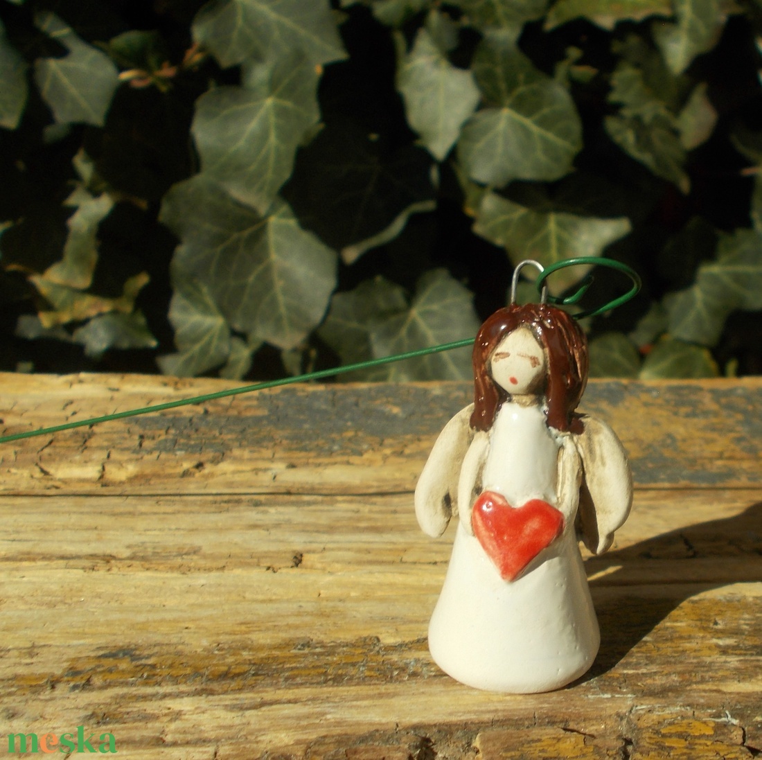 Apró angyalka - művészet - szobor - kerámia - Meska.hu