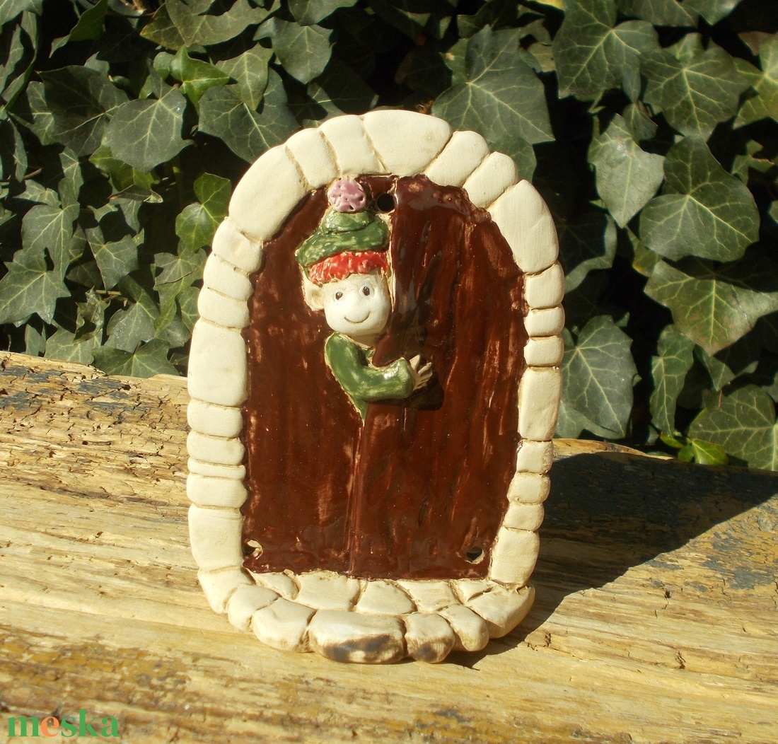 Tündérajtó manócskával - otthon & életmód - babaszoba, gyerekszoba - babaszoba dekoráció - Meska.hu