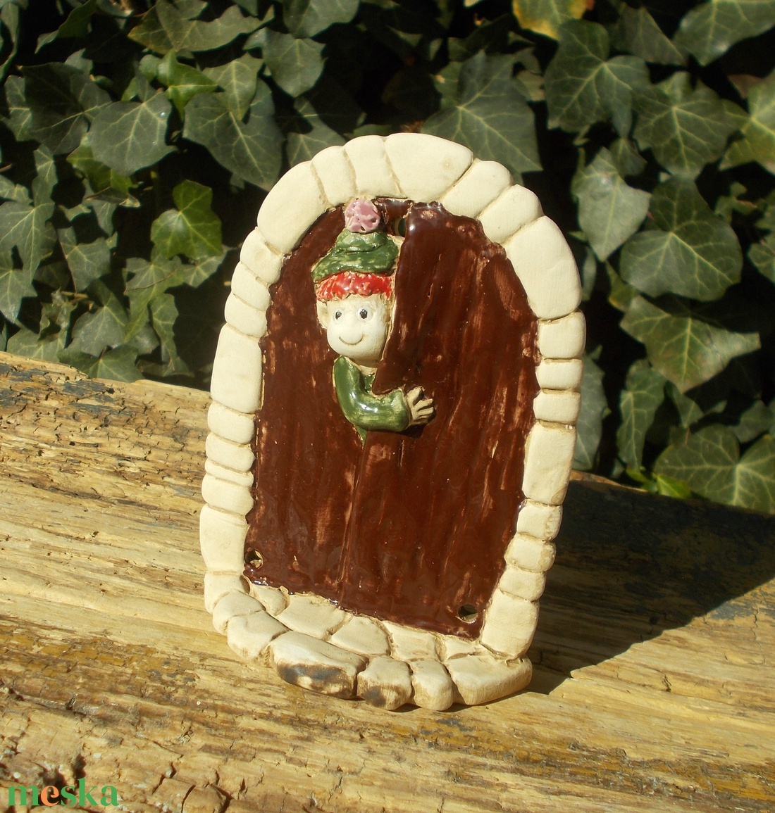 Tündérajtó manócskával - otthon & életmód - babaszoba, gyerekszoba - babaszoba dekoráció - Meska.hu