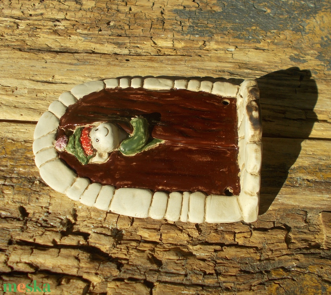 Tündérajtó manócskával - otthon & életmód - babaszoba, gyerekszoba - babaszoba dekoráció - Meska.hu