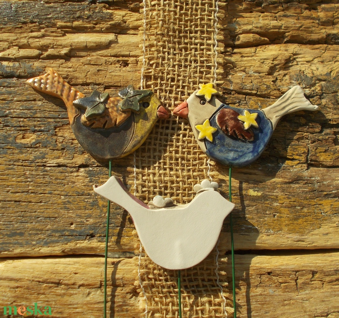 Madárkák - otthon & életmód - dekoráció - asztal és polc dekoráció - asztaldísz - Meska.hu