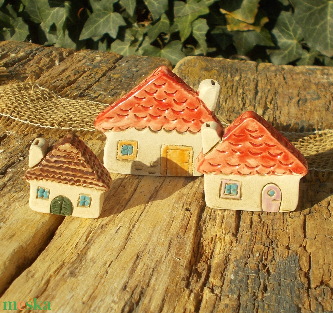 Apró házak - otthon & életmód - ház & kert - kerti dísz - Meska.hu