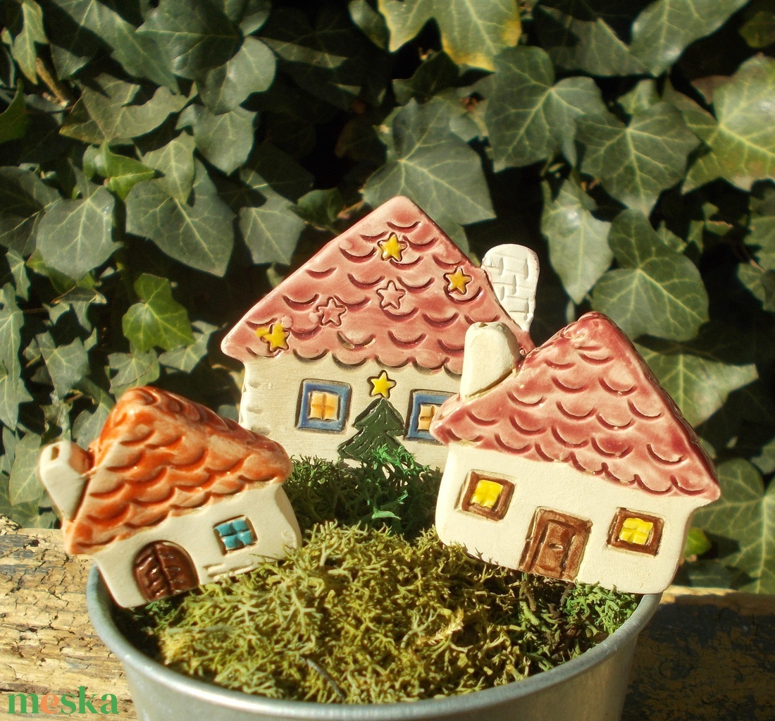 Apró házak - otthon & életmód - ház & kert - kerti dísz - Meska.hu