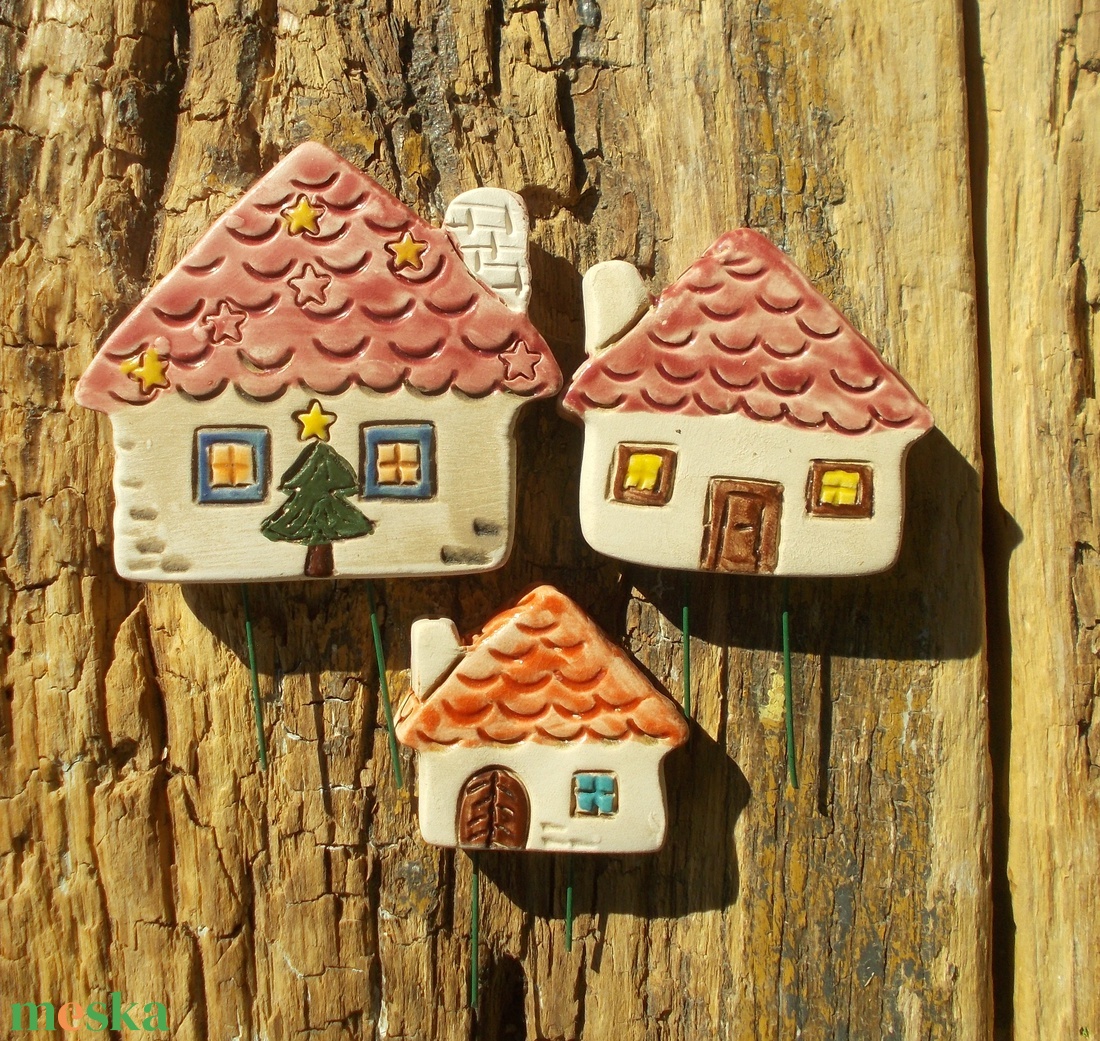 Apró házak - otthon & életmód - ház & kert - kerti dísz - Meska.hu