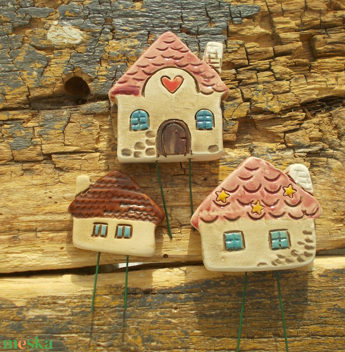 Apró házak - otthon & életmód - ház & kert - kerti dísz - Meska.hu