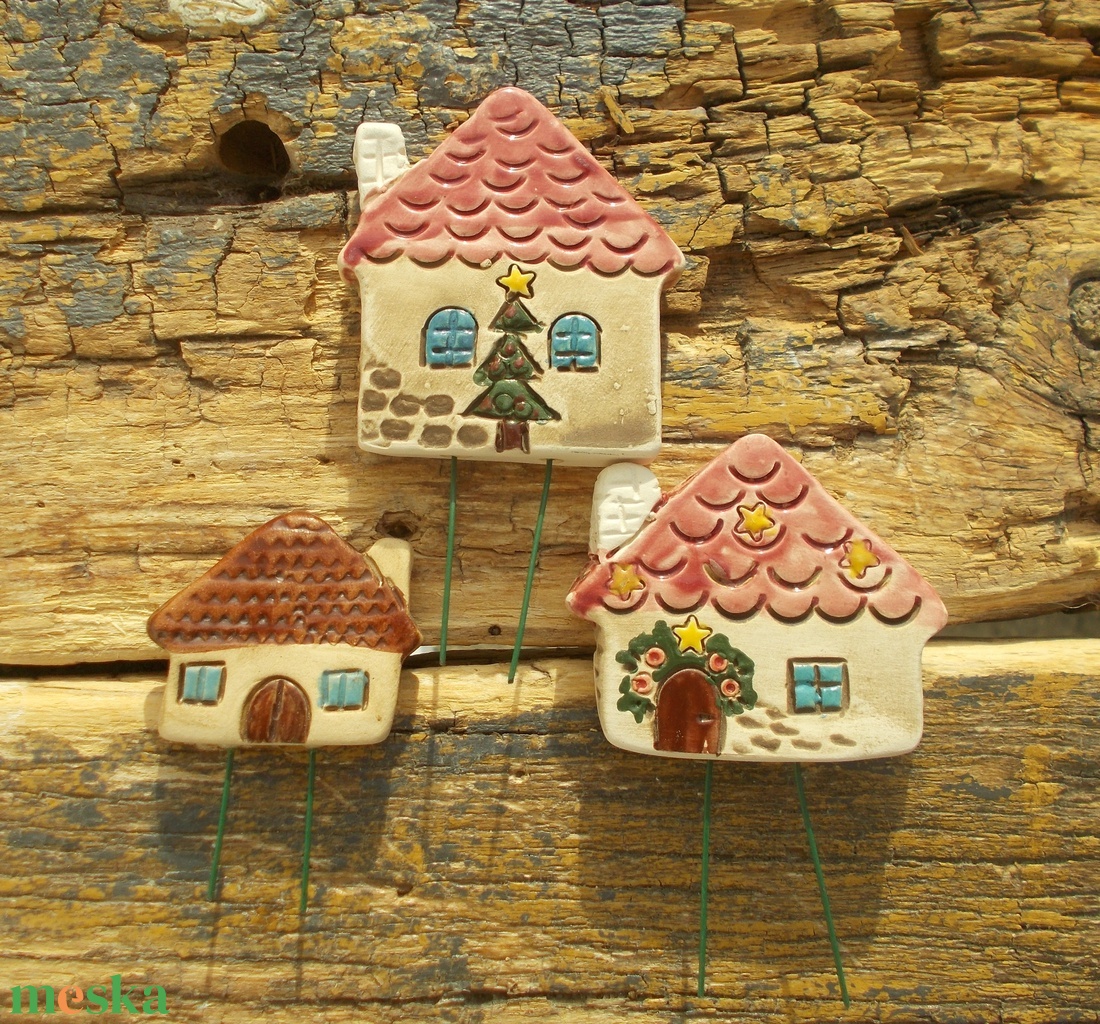 Apró házak - otthon & életmód - ház & kert - kerti dísz - Meska.hu