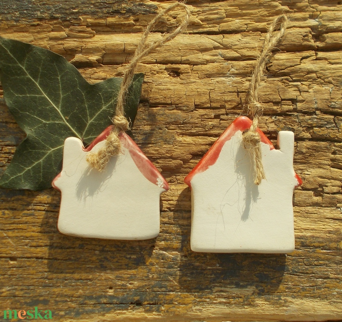 Házikók - karácsony - karácsonyi lakásdekoráció - karácsonyfadíszek - Meska.hu