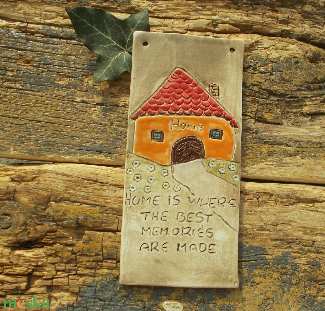 Otthon, falikép  - otthon & életmód - dekoráció - fali és függő dekoráció - falra akasztható dekor - Meska.hu