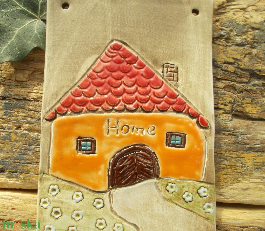 Otthon, falikép  - otthon & életmód - dekoráció - fali és függő dekoráció - falra akasztható dekor - Meska.hu