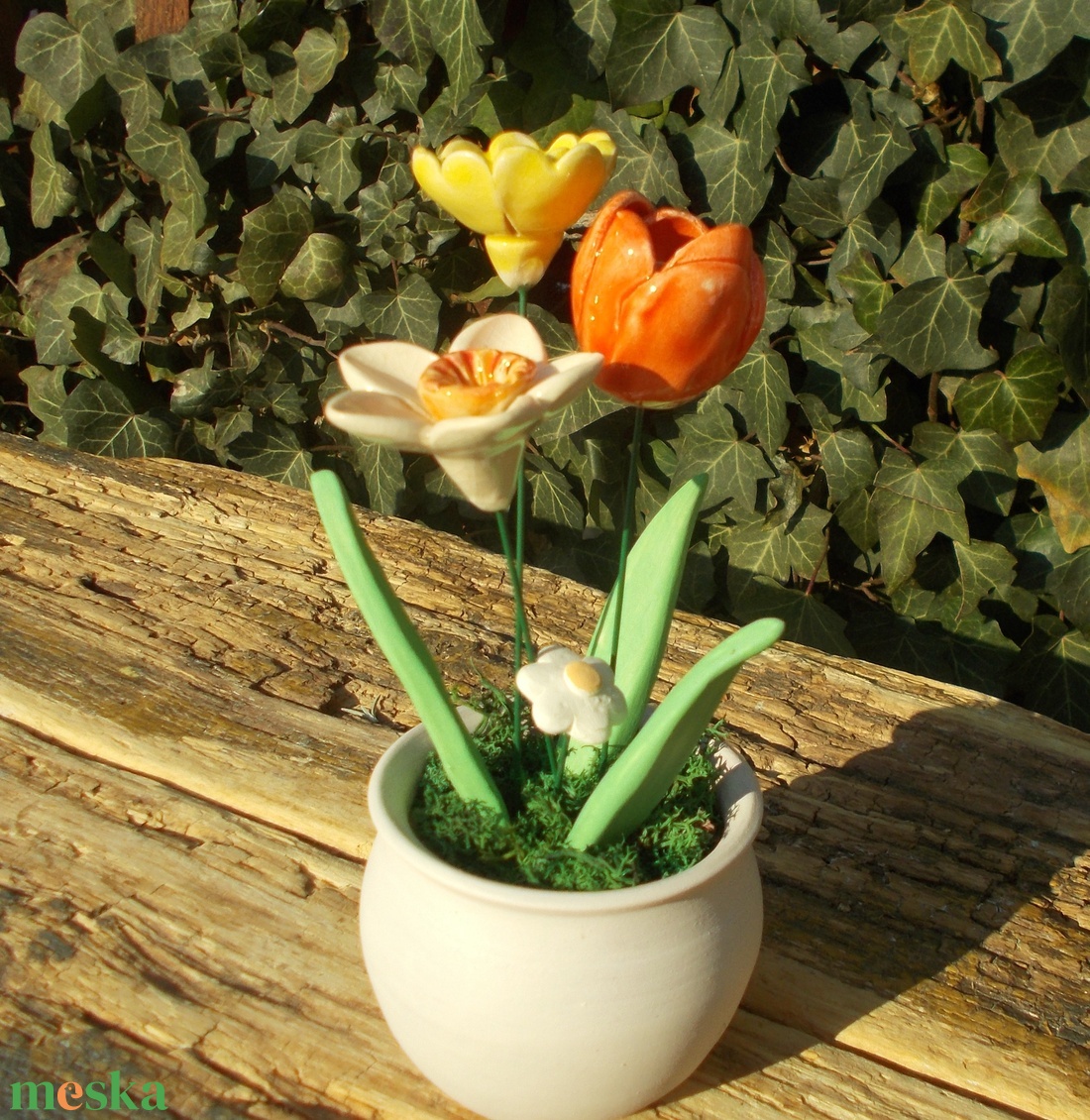 Asztaldísz nőnapra. - otthon & életmód - dekoráció - asztal és polc dekoráció - asztaldísz - Meska.hu