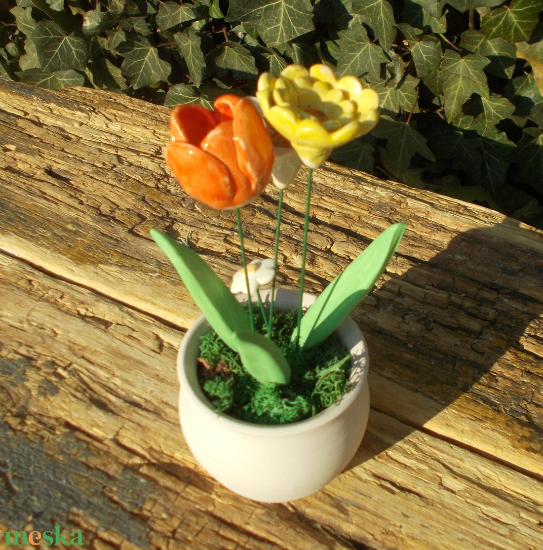 Asztaldísz nőnapra. - otthon & életmód - dekoráció - asztal és polc dekoráció - asztaldísz - Meska.hu