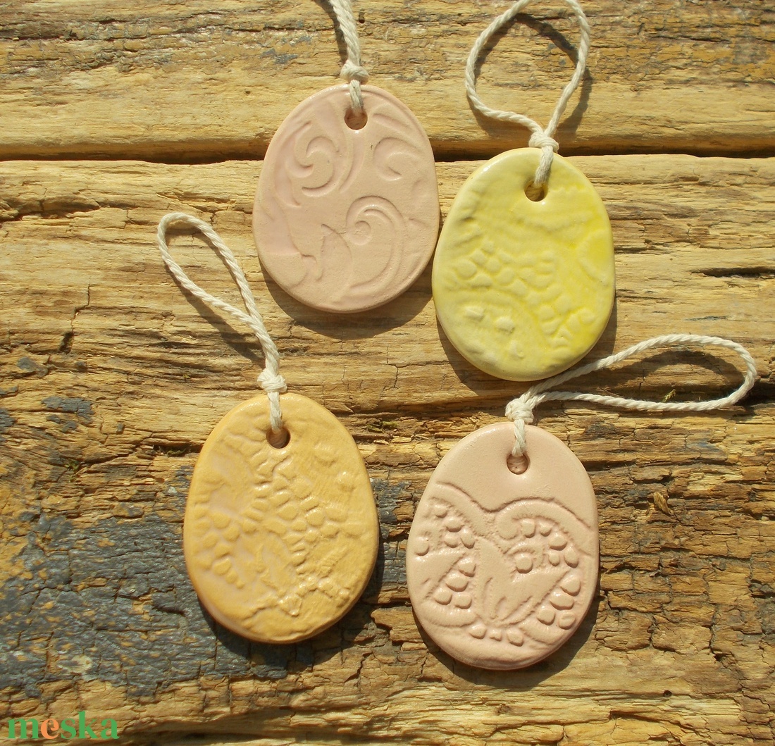 4 db húsvéti tojás - otthon & életmód - dekoráció - dekoratív figurák és szobrok - Meska.hu