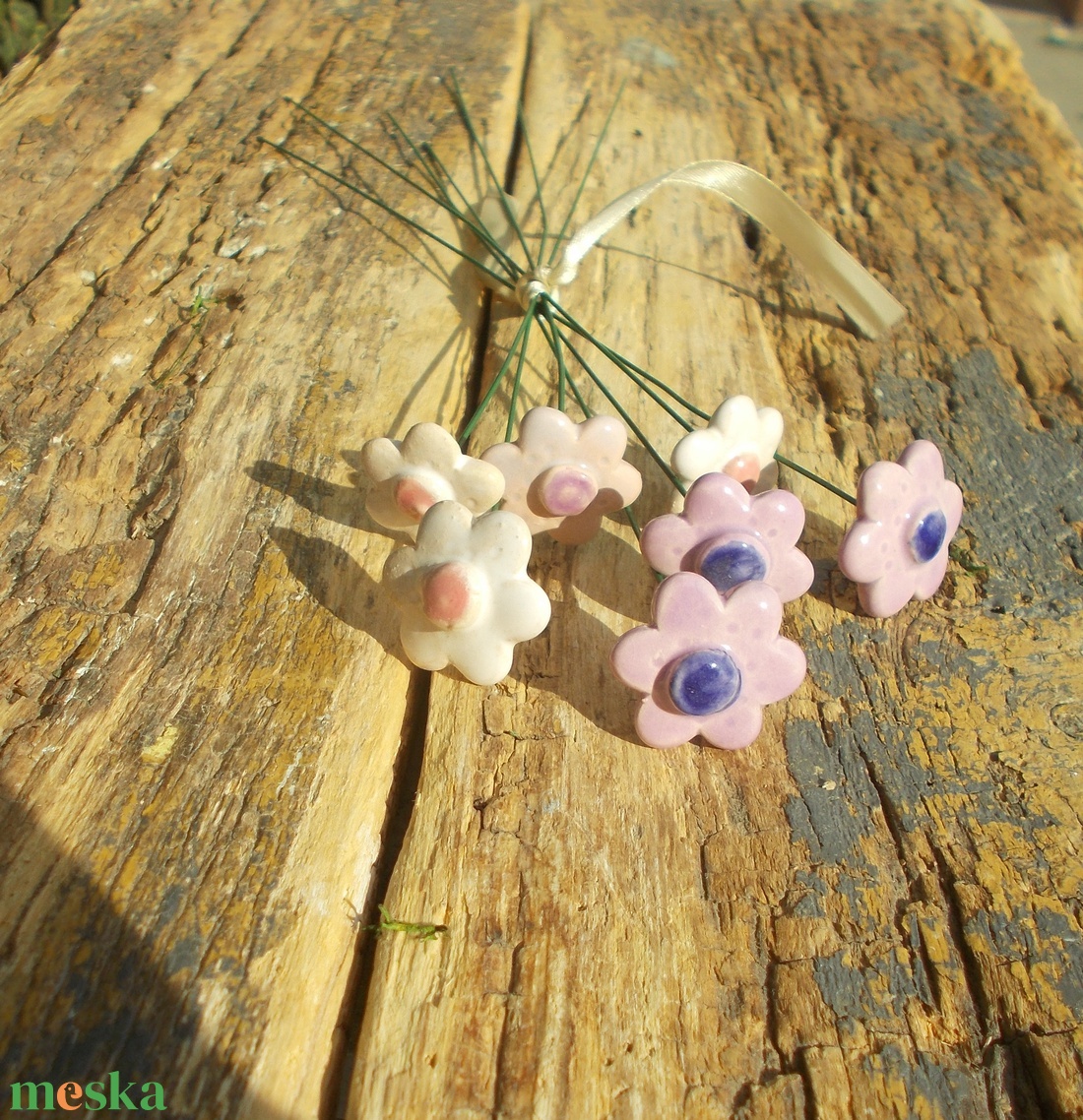 7 szál apró virág - otthon & életmód - ház & kert - kerti dísz - Meska.hu