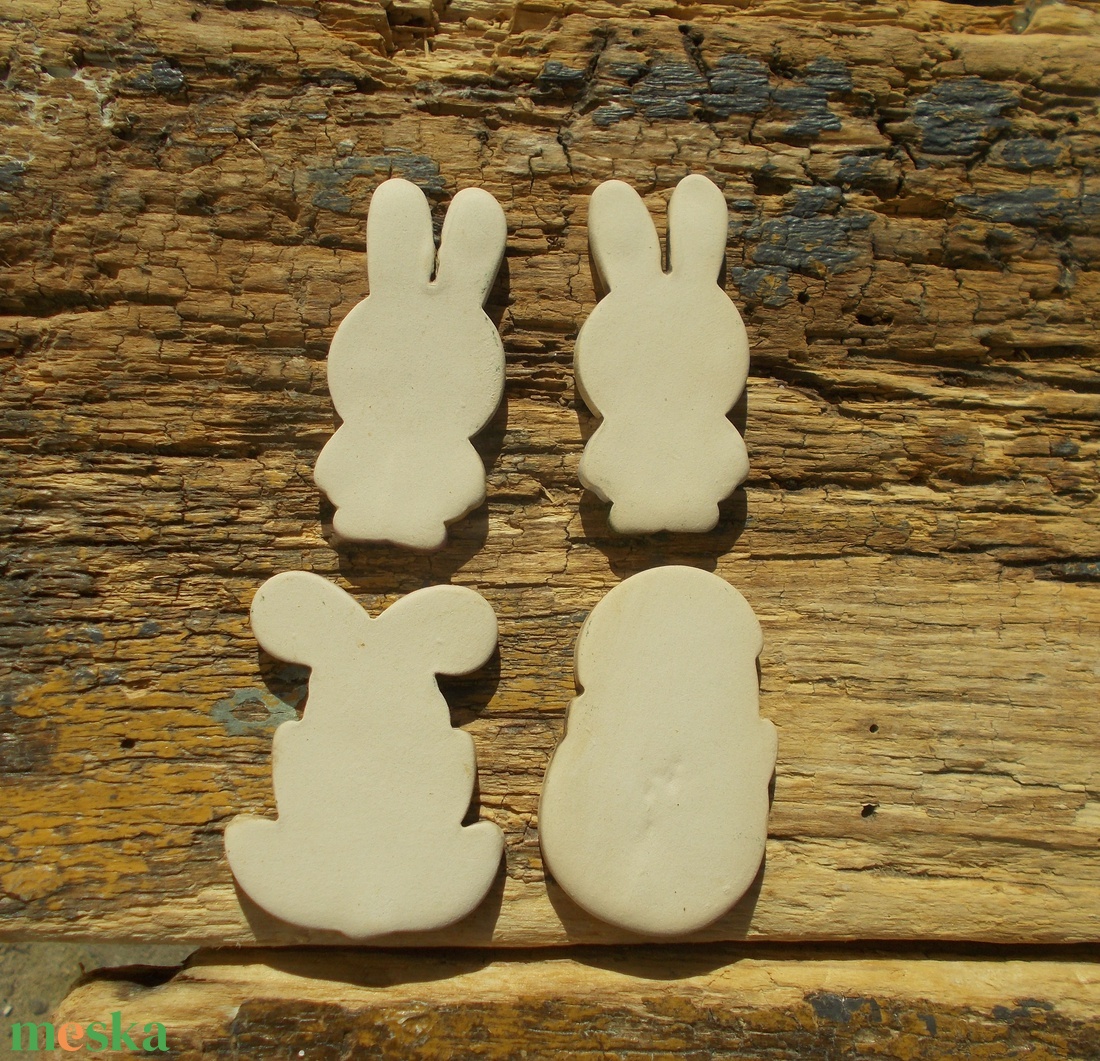 Húsvéti nyuszik és egy kacsa :) - otthon & életmód - dekoráció - dekoratív figurák és szobrok - Meska.hu