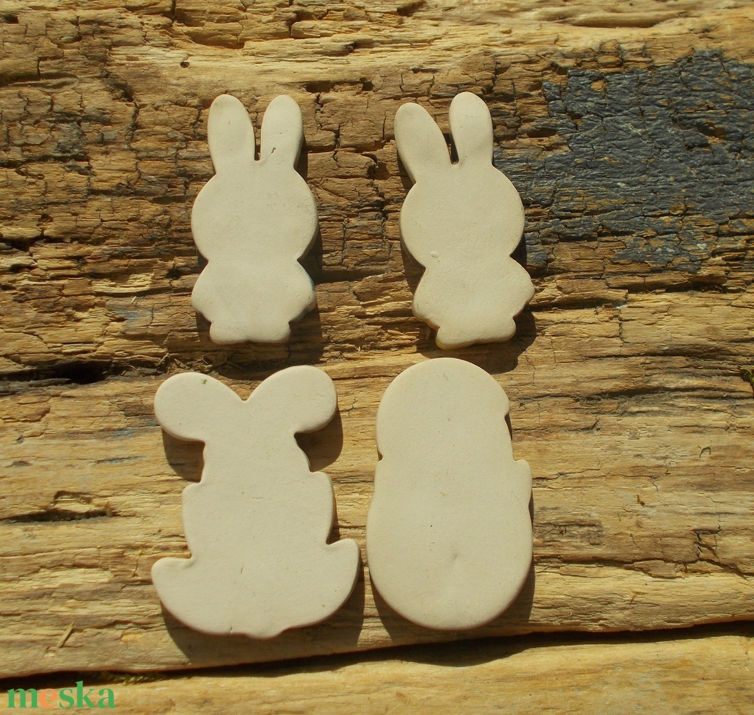 Húsvéti nyuszik és egy kacsa :) - otthon & életmód - dekoráció - dekoratív figurák és szobrok - Meska.hu