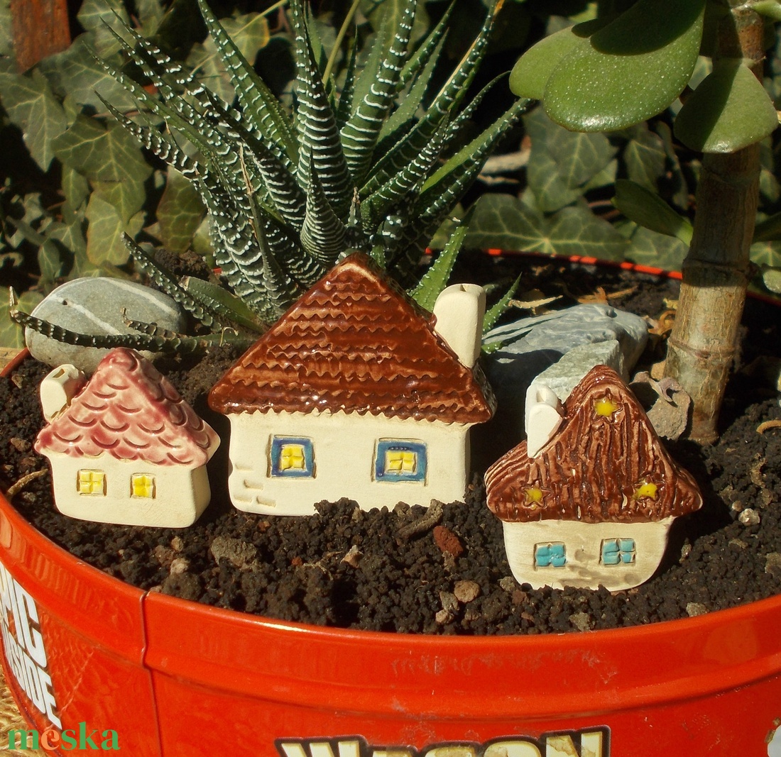 Apró házak - otthon & életmód - ház & kert - kerti dísz - Meska.hu