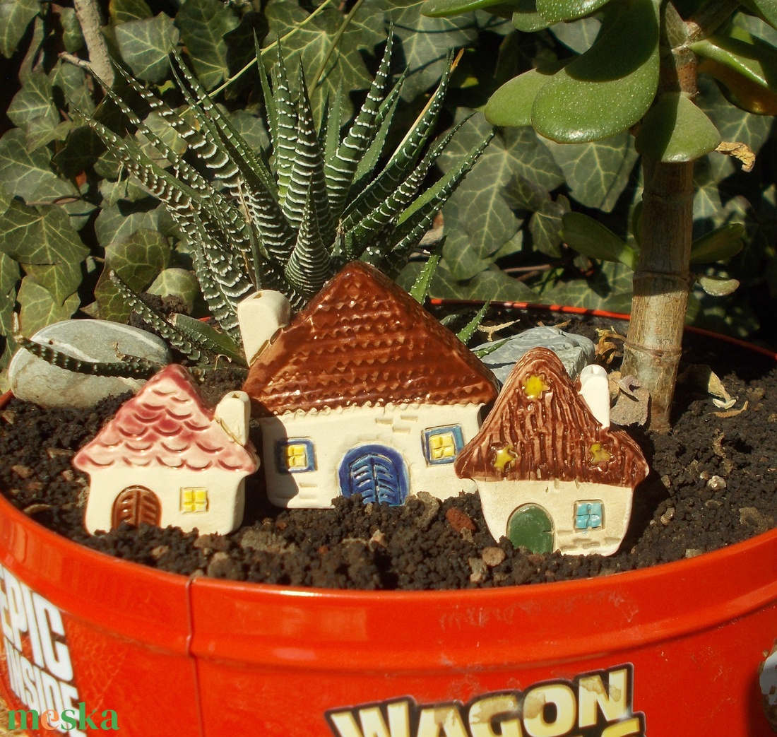 Apró házak - otthon & életmód - ház & kert - kerti dísz - Meska.hu