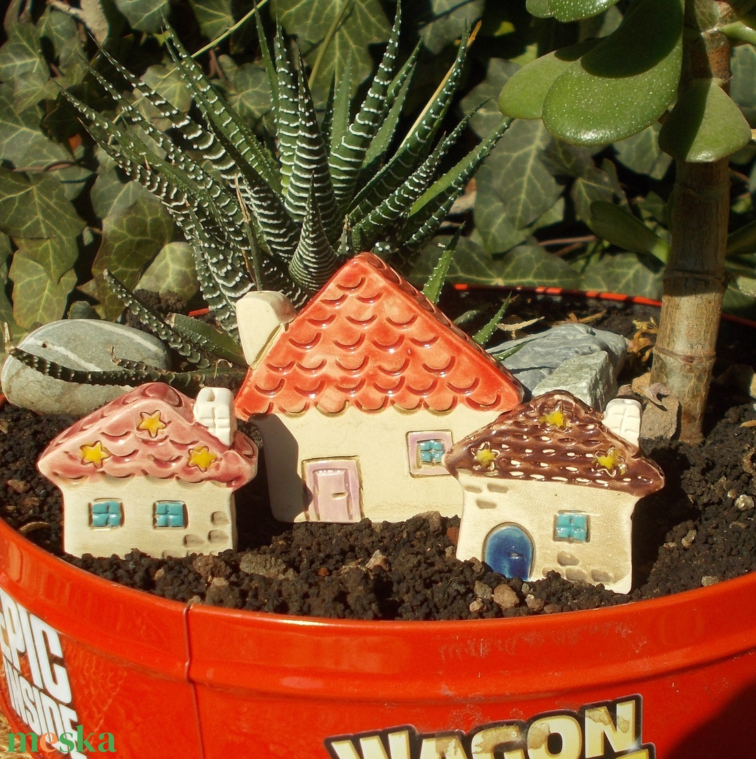 Apró házak - otthon & életmód - ház & kert - kerti dísz - Meska.hu