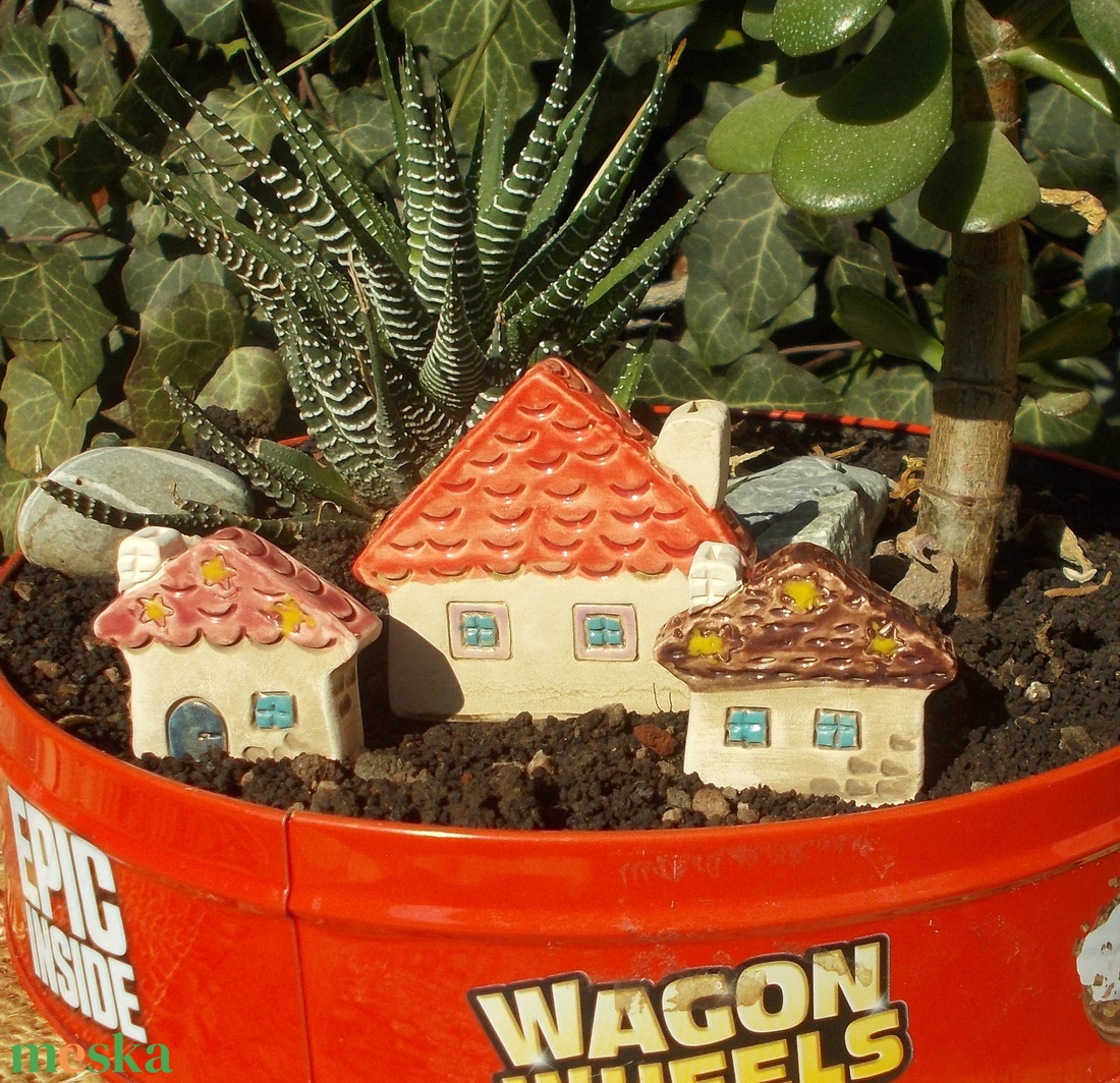 Apró házak - otthon & életmód - ház & kert - kerti dísz - Meska.hu