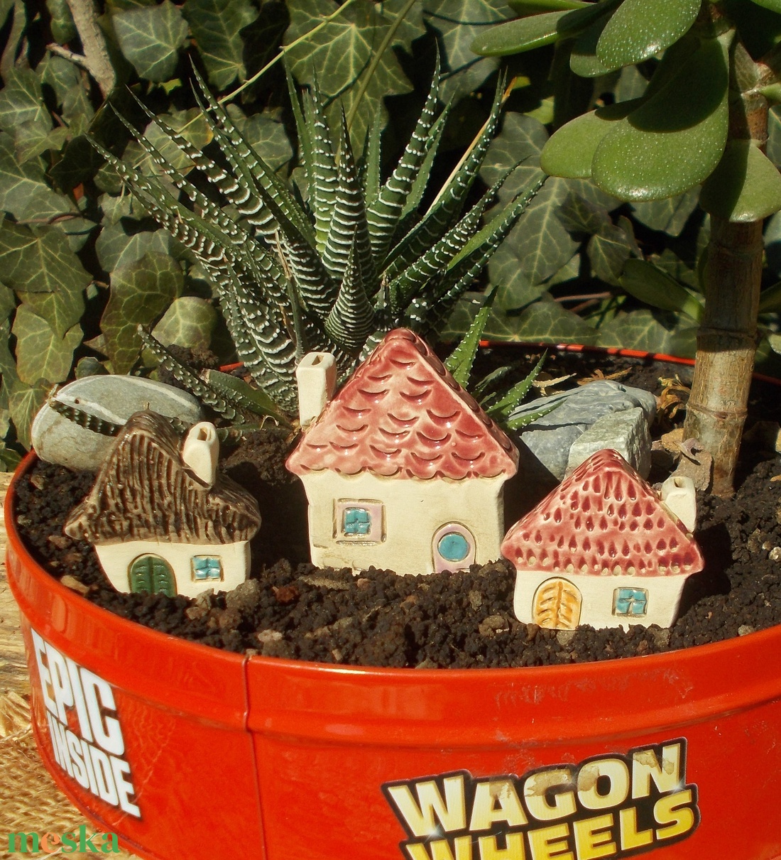 Apró házak - otthon & életmód - ház & kert - kerti dísz - Meska.hu