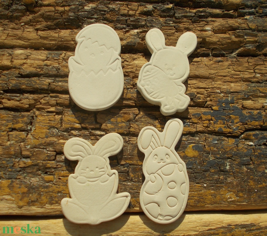 FESTHETŐ kerámiák  húsvétra - diy (csináld magad) - egységcsomag - Meska.hu