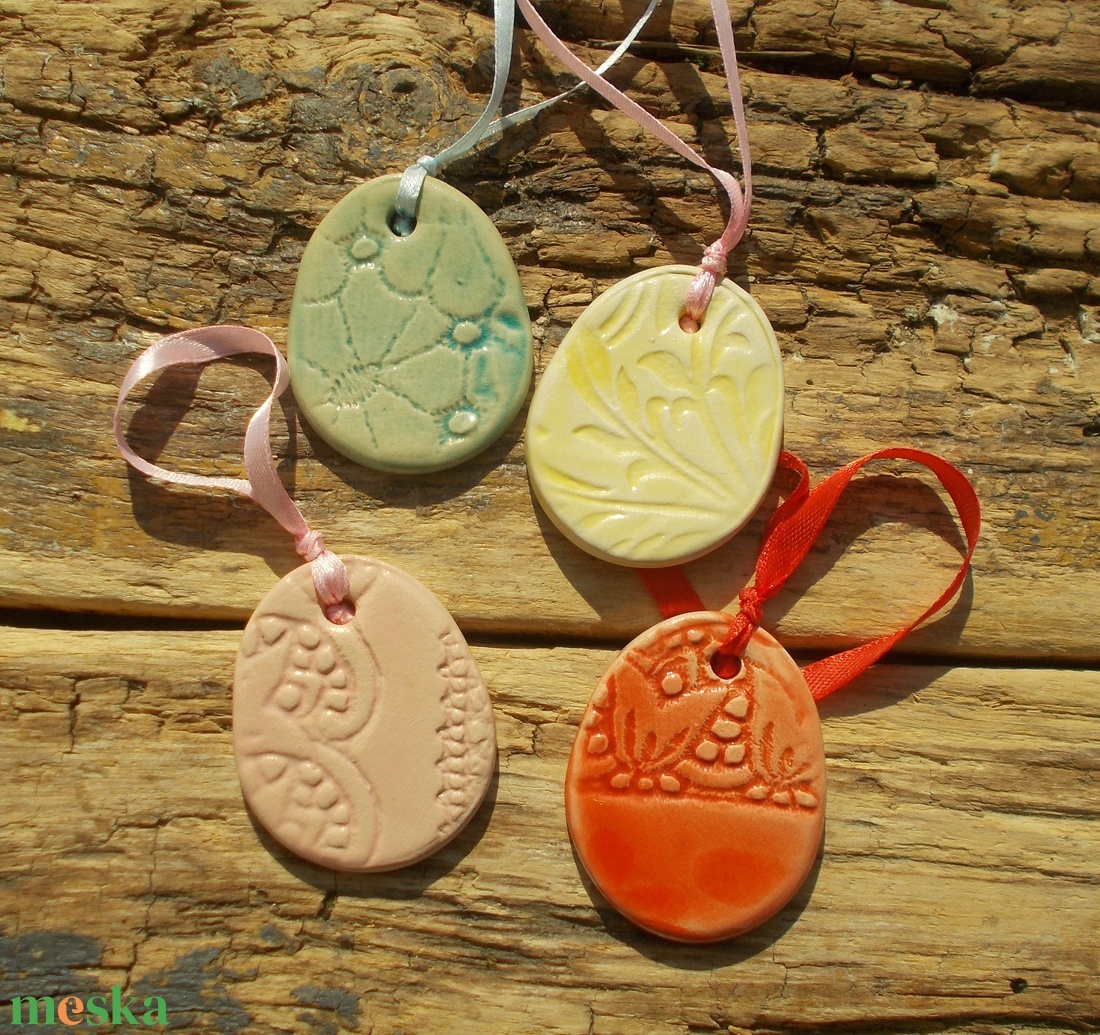 4 db húsvéti tojás - otthon & életmód - dekoráció - dekoratív figurák és szobrok - Meska.hu