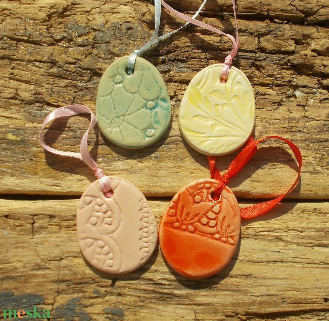 4 db húsvéti tojás - otthon & életmód - dekoráció - dekoratív figurák és szobrok - Meska.hu