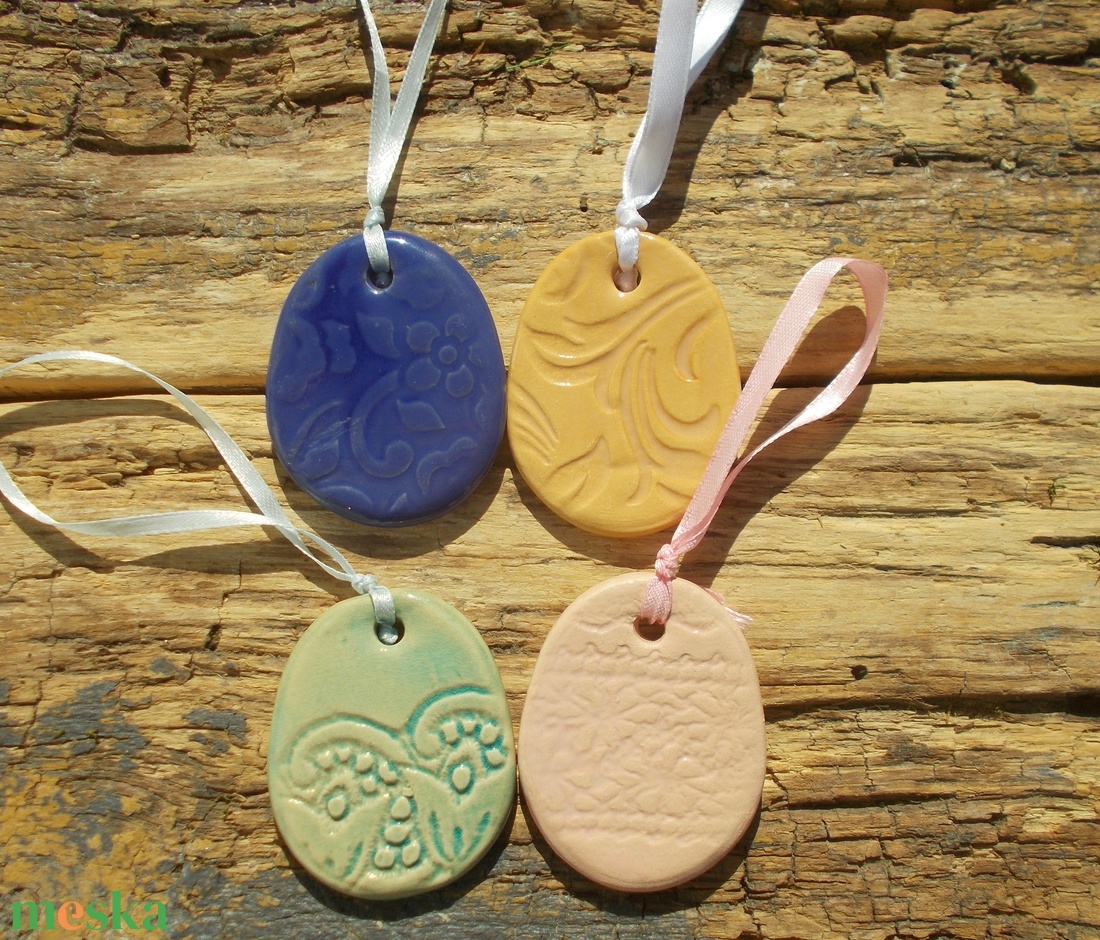 4 db húsvéti tojás - otthon & életmód - dekoráció - dekoratív figurák és szobrok - Meska.hu