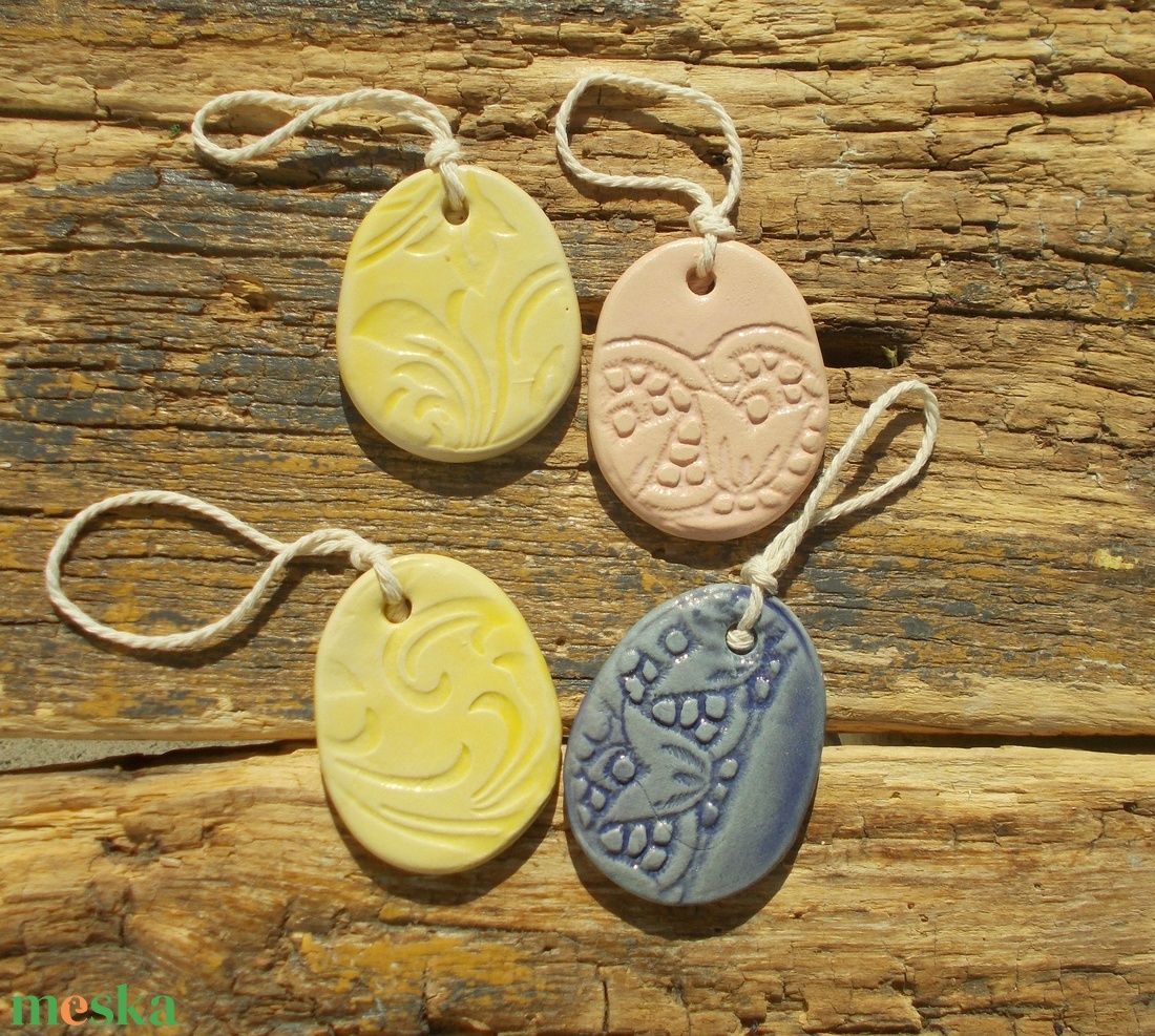 4 db húsvéti tojás - otthon & életmód - dekoráció - dekoratív figurák és szobrok - Meska.hu