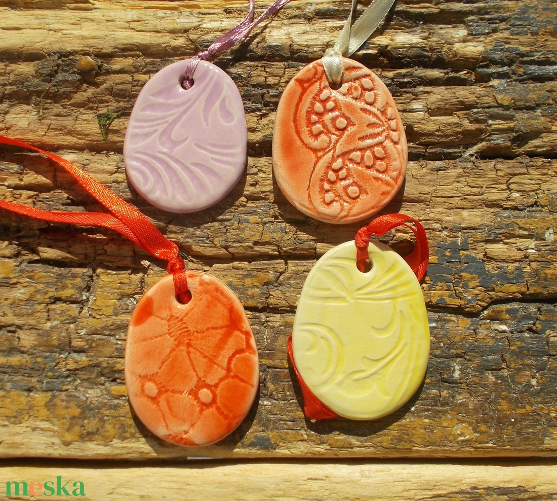 4 db húsvéti tojás - otthon & életmód - dekoráció - dekoratív figurák és szobrok - Meska.hu