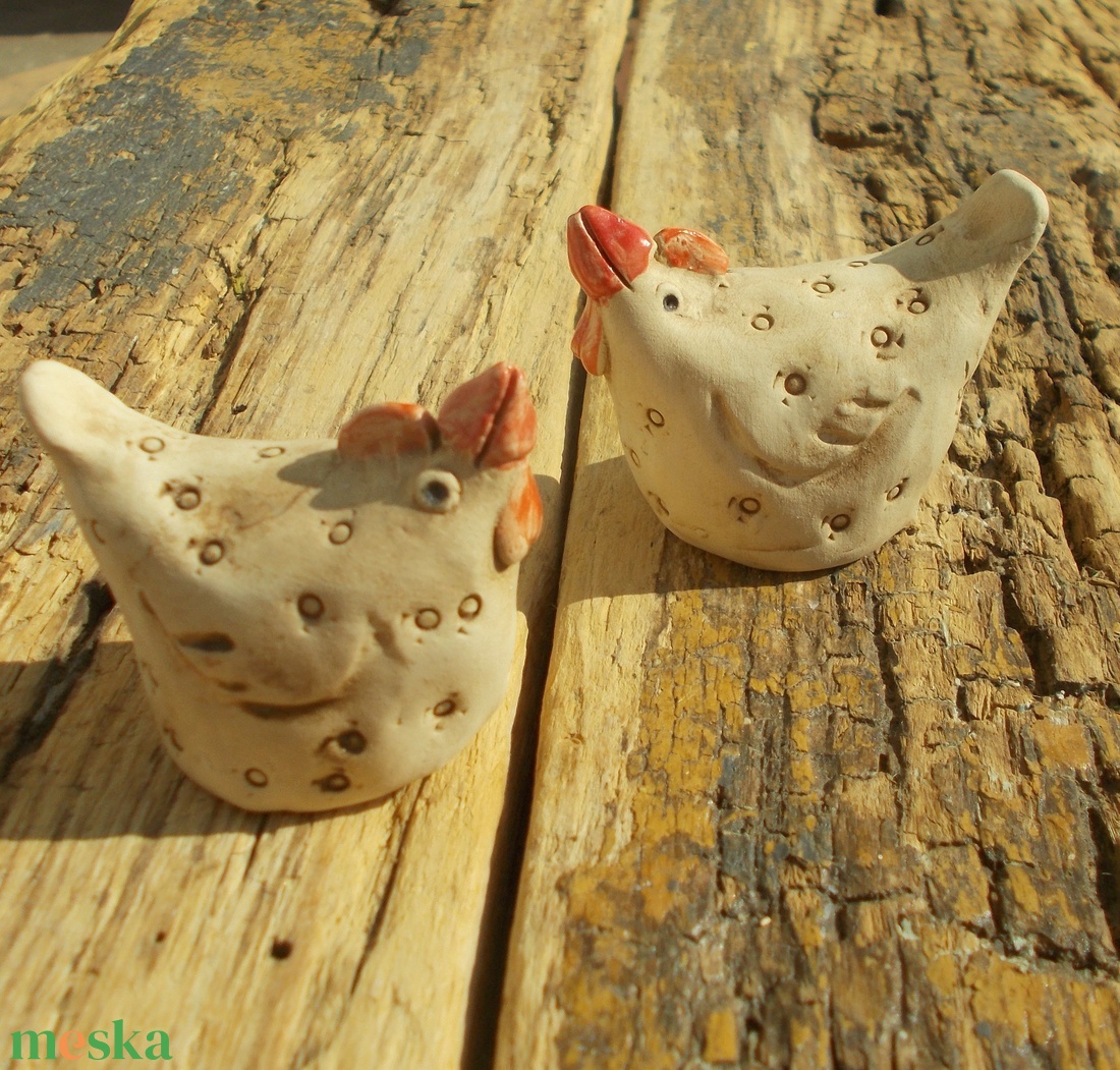 Tyúkocskák - otthon & életmód - dekoráció - dekoratív figurák és szobrok - Meska.hu