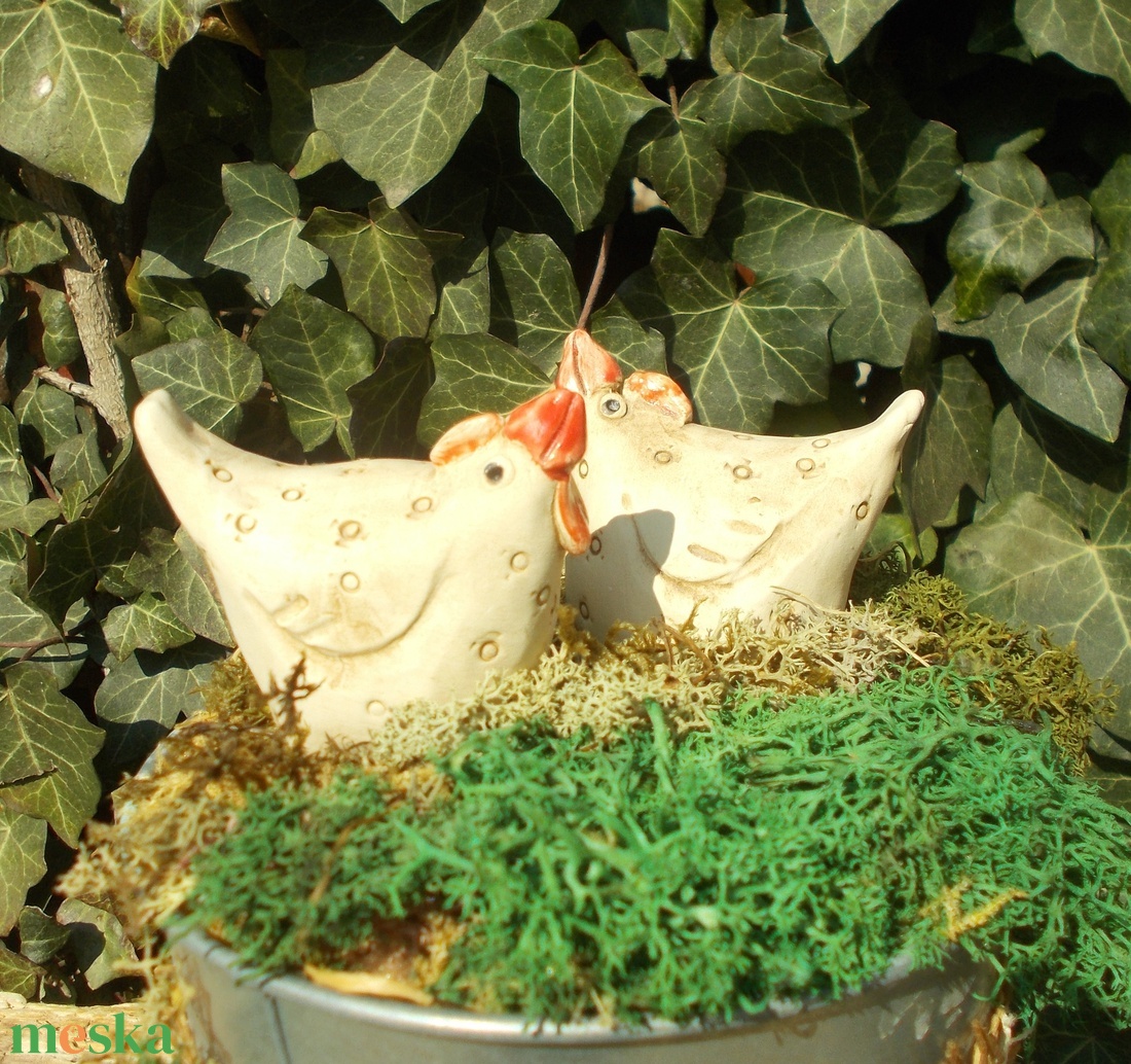 Tyúkocskák - otthon & életmód - dekoráció - dekoratív figurák és szobrok - Meska.hu