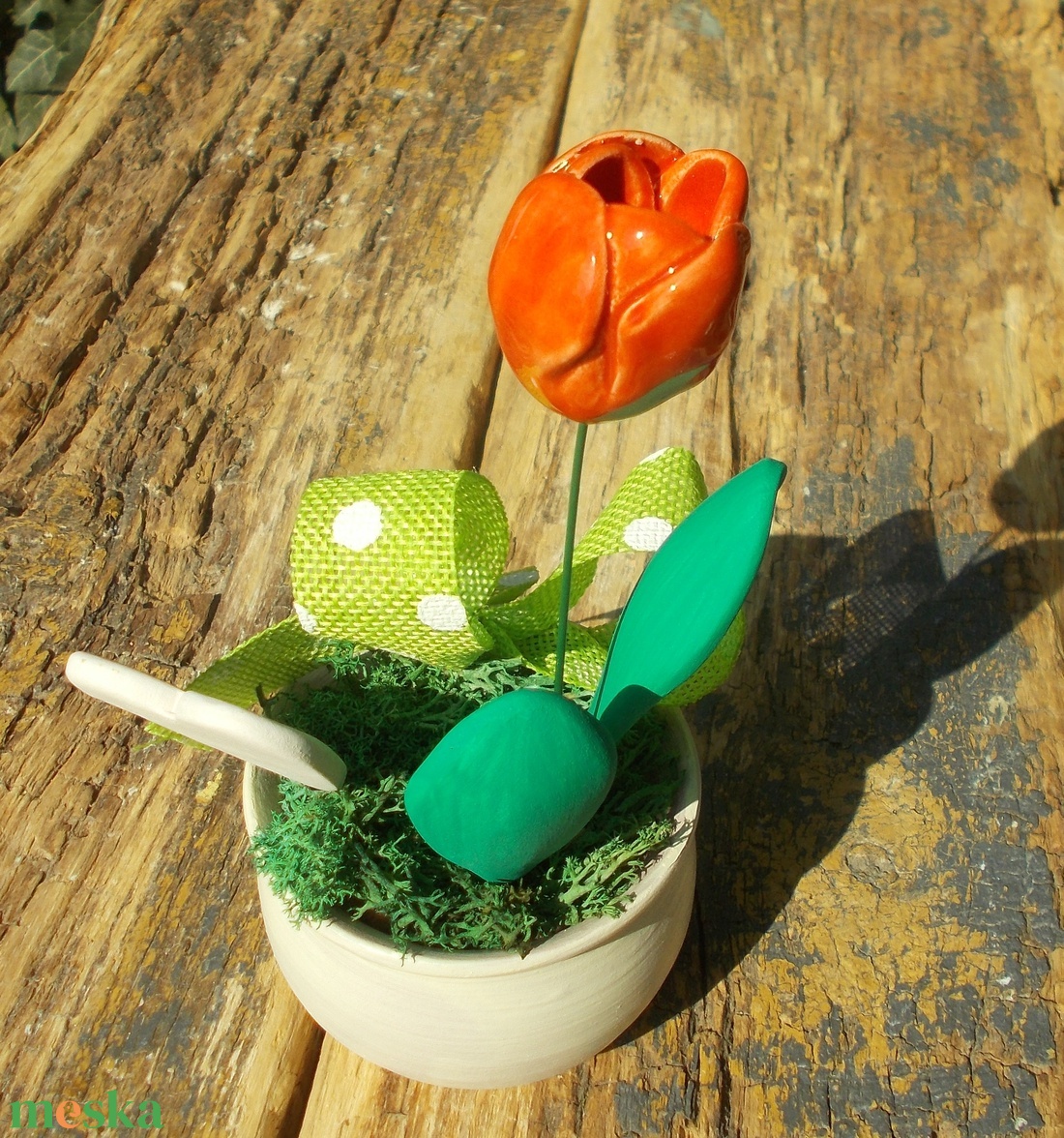 Legjobb dadus. - otthon & életmód - virágdekoráció - virágdíszek - virágdísz kaspóban - Meska.hu