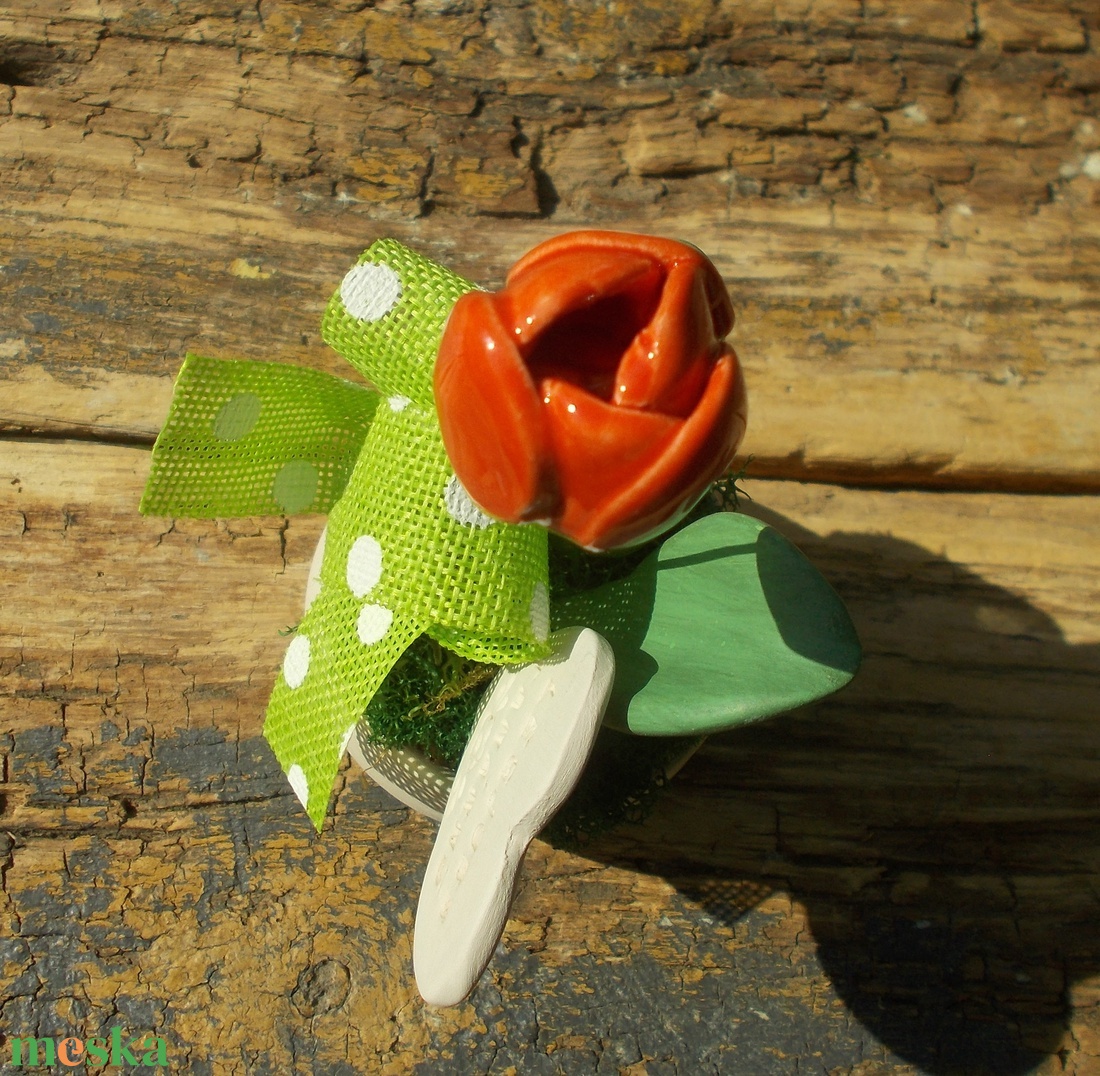 Legjobb tanárnő. - otthon & életmód - virágdekoráció - virágdíszek - virágdísz kaspóban - Meska.hu