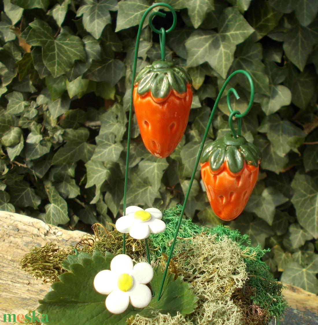 2 db eper 2 virággal - otthon & életmód - virágdekoráció - virágok - szálas virág - Meska.hu