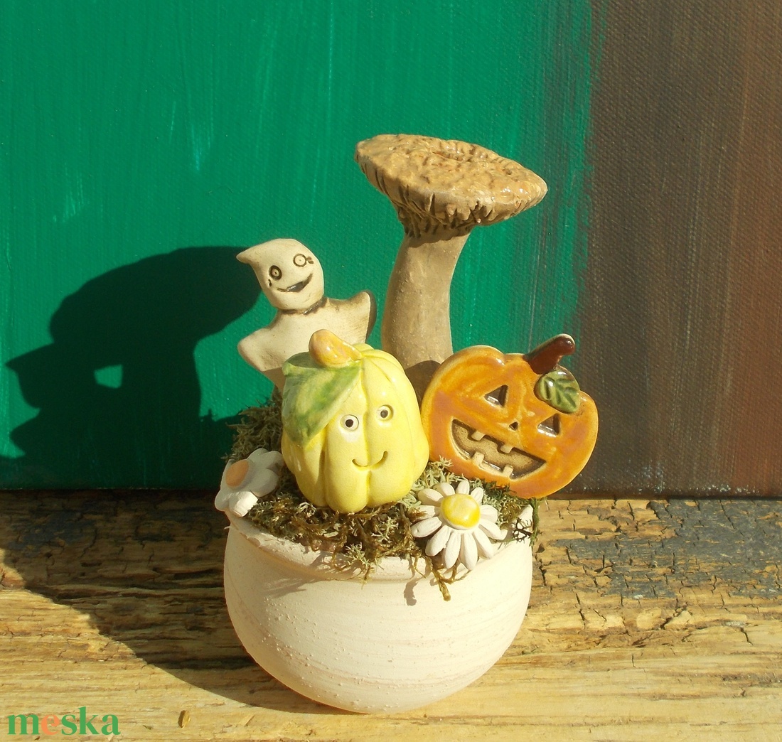 Halloween asztaldísz - otthon & életmód - dekoráció - halloween - halloweeni asztaldísz - Meska.hu