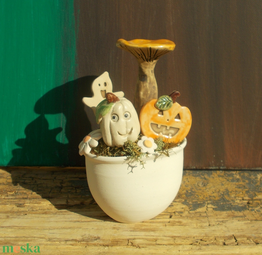 Halloween asztaldísz - otthon & életmód - dekoráció - asztal és polc dekoráció - asztaldísz - Meska.hu