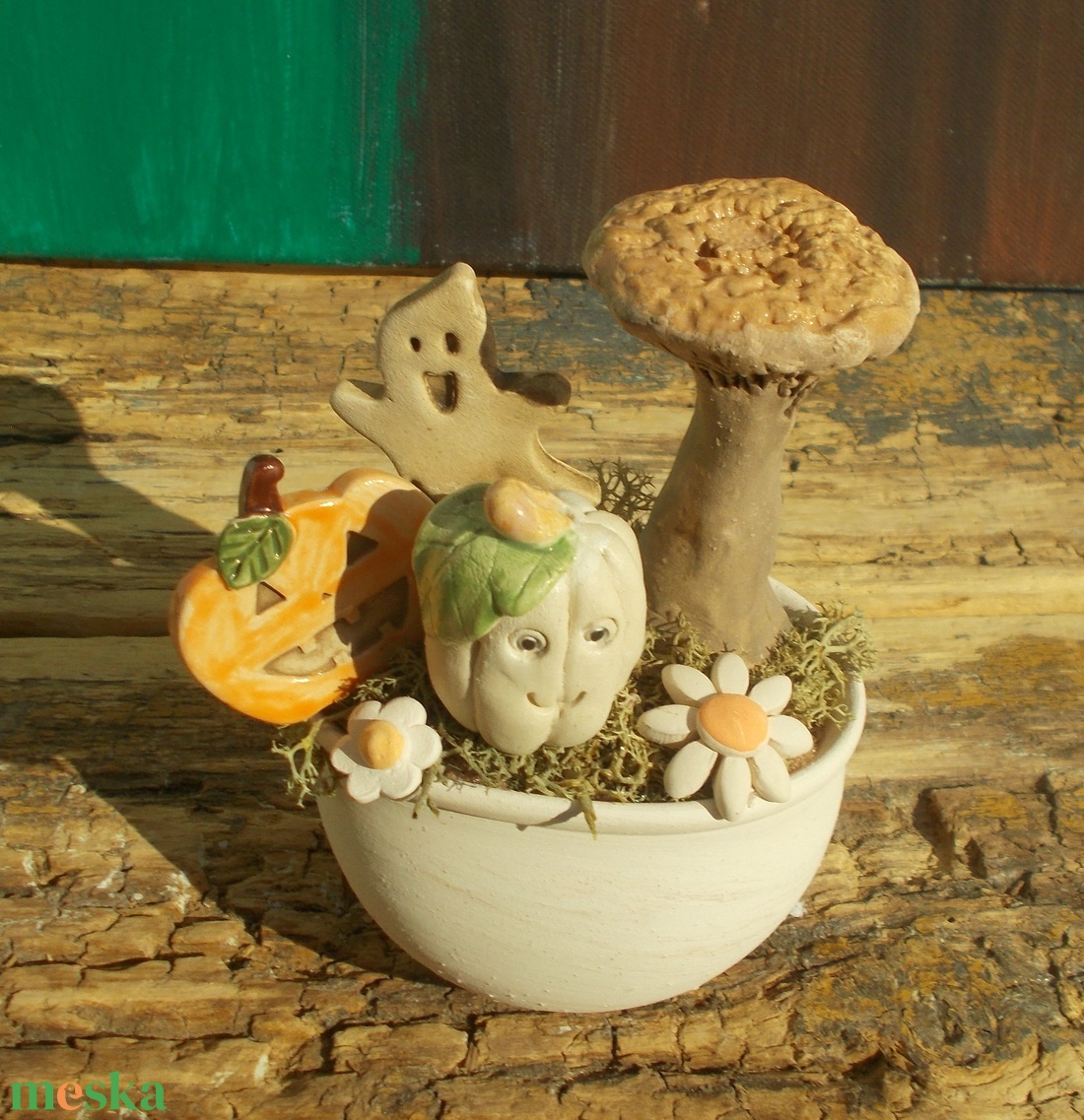 Halloween asztaldísz - otthon & életmód - dekoráció - asztal és polc dekoráció - asztaldísz - Meska.hu