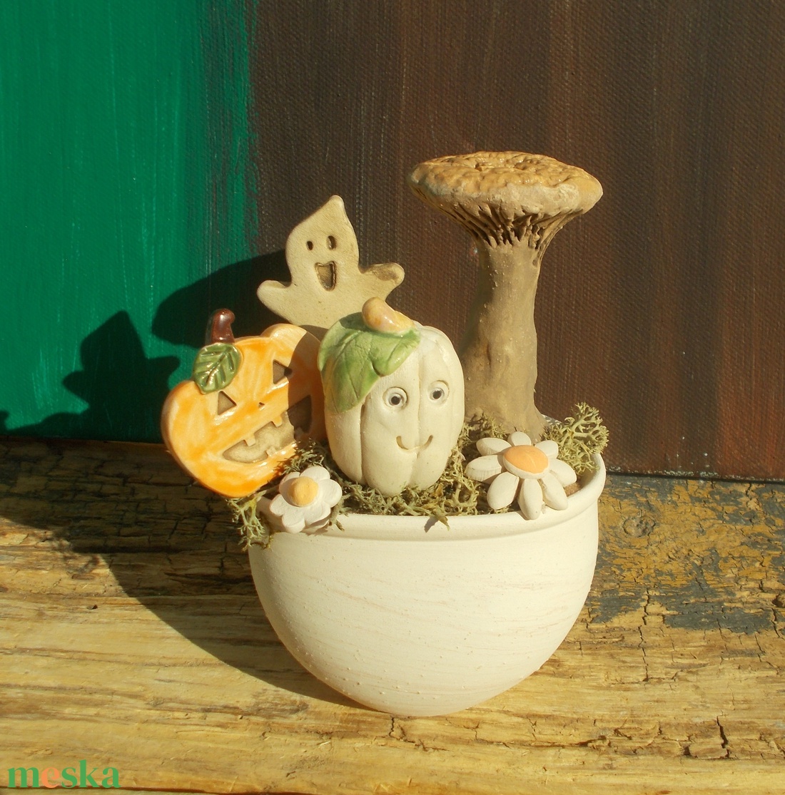 Halloween asztaldísz - otthon & életmód - dekoráció - asztal és polc dekoráció - asztaldísz - Meska.hu