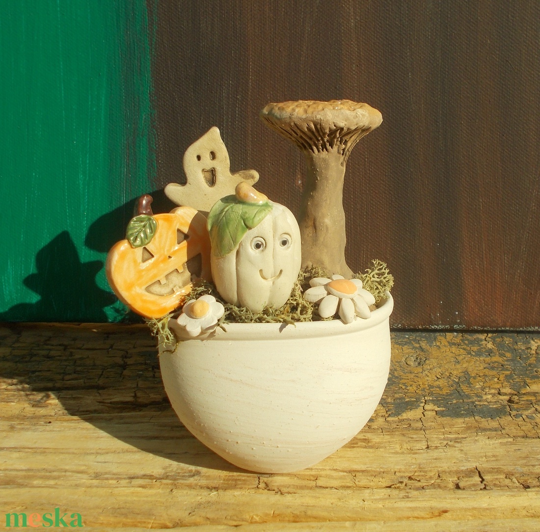 Halloween asztaldísz - otthon & életmód - dekoráció - asztal és polc dekoráció - asztaldísz - Meska.hu