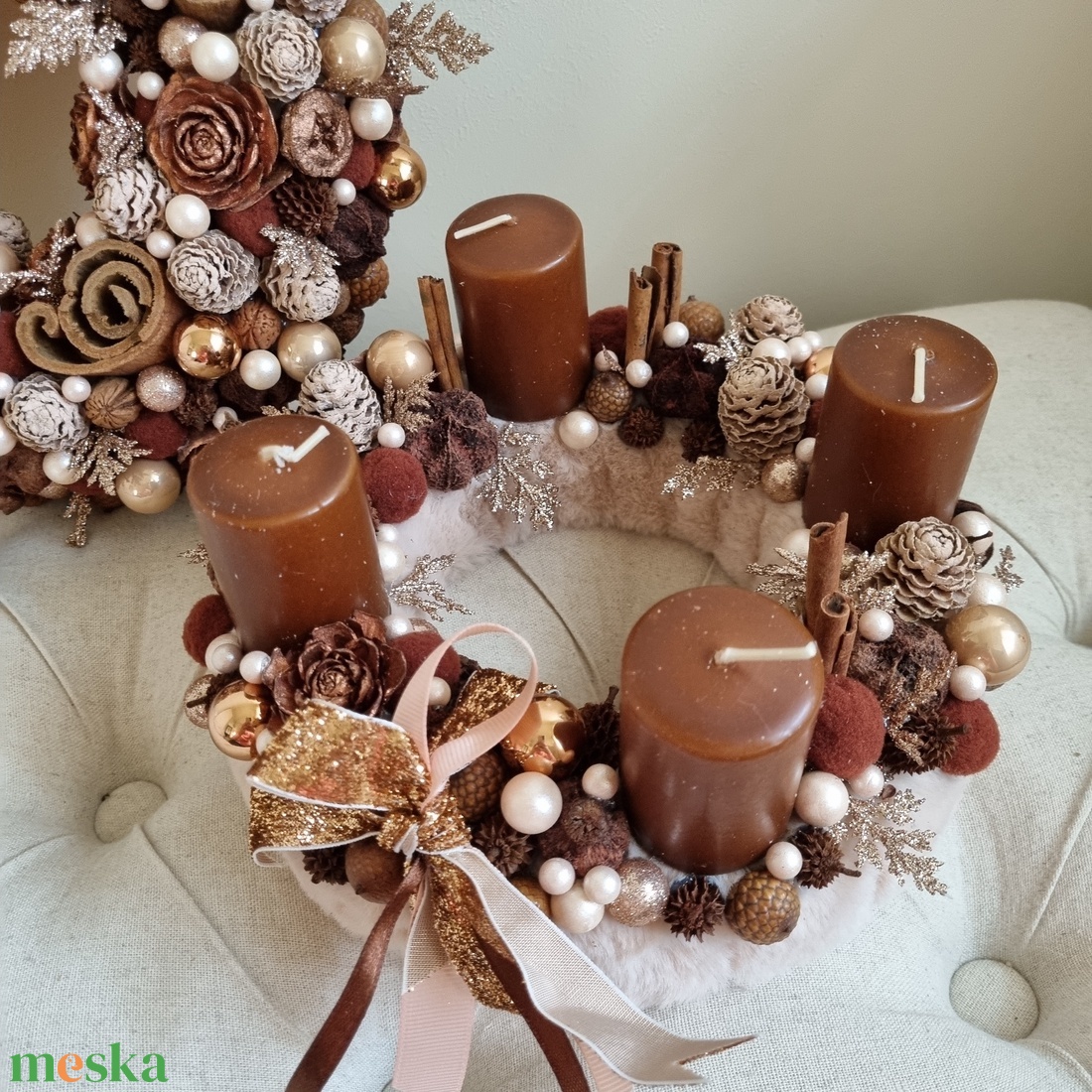 Adventi koszorú - karácsony - adventi díszek - adventi koszorú - Meska.hu Adventi koszorú - karácsony - adventi díszek - adventi koszorú - Meska.hu