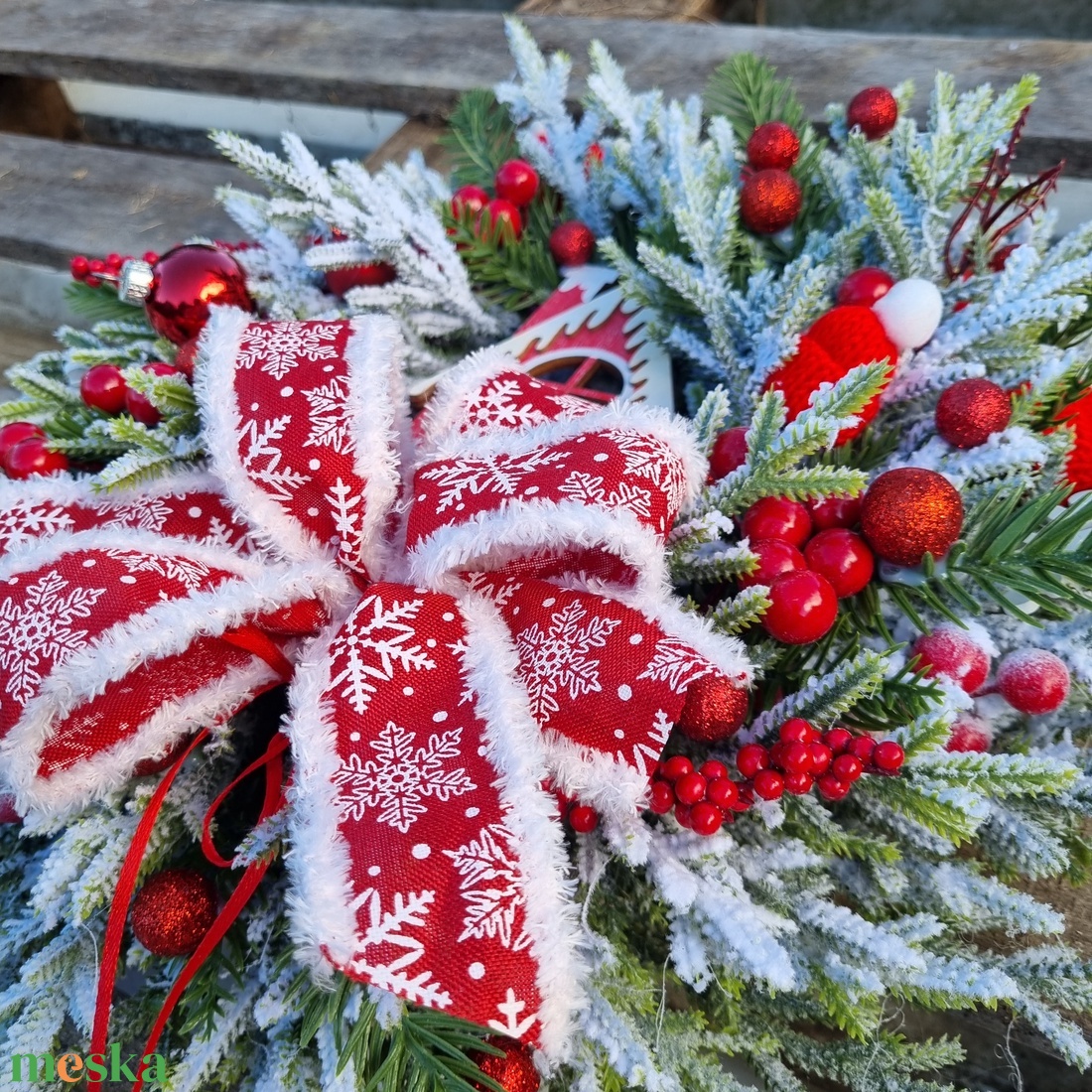 Téli ajtódísz - karácsony - karácsonyi lakásdekoráció - karácsonyi ajtódíszek - Meska.hu Téli ajtódísz - karácsony - karácsonyi lakásdekoráció - karácsonyi ajtódíszek - Meska.hu