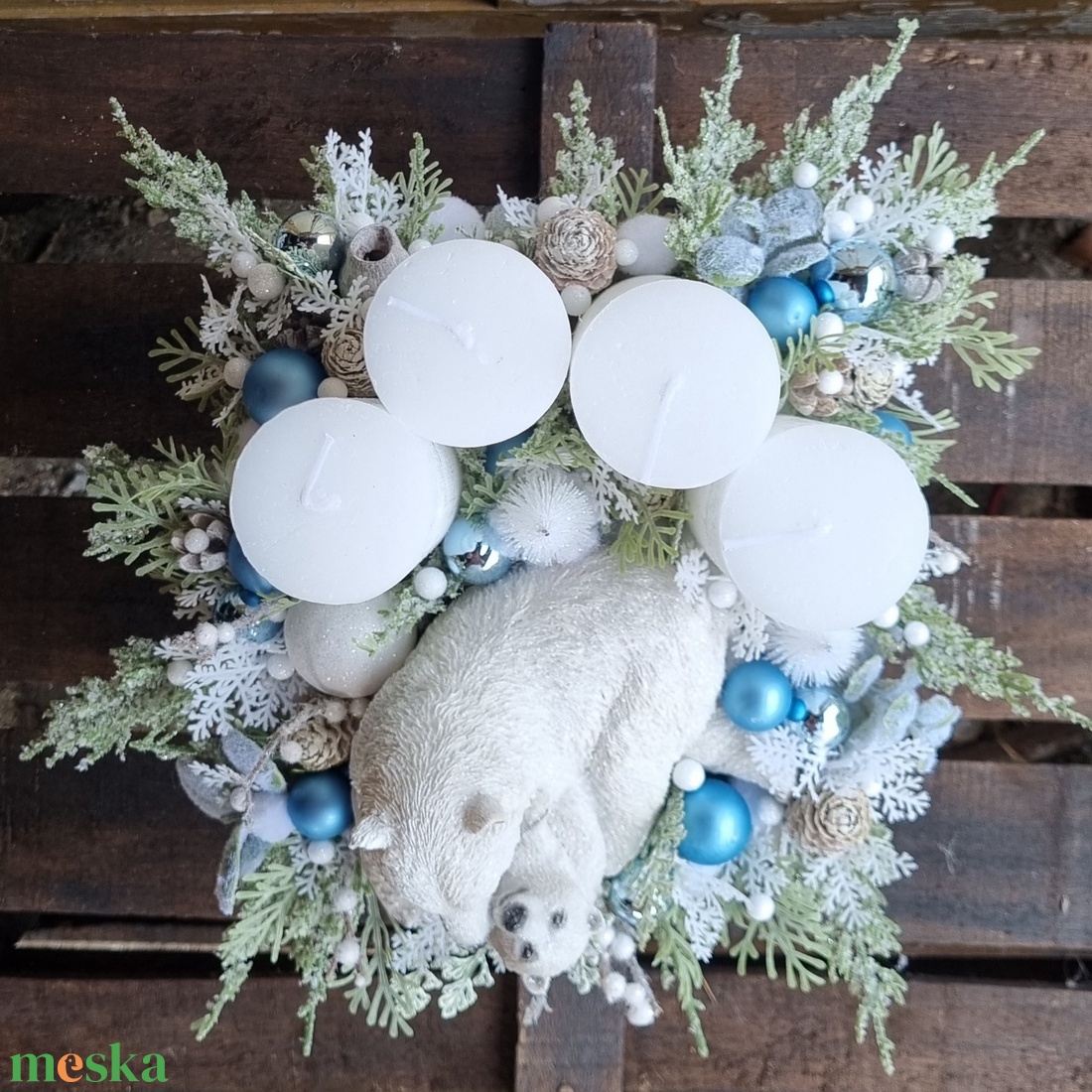 Adventi asztaldísz - karácsony - adventi díszek - adventi koszorú - Meska.hu Adventi asztaldísz - karácsony - adventi díszek - adventi koszorú - Meska.hu