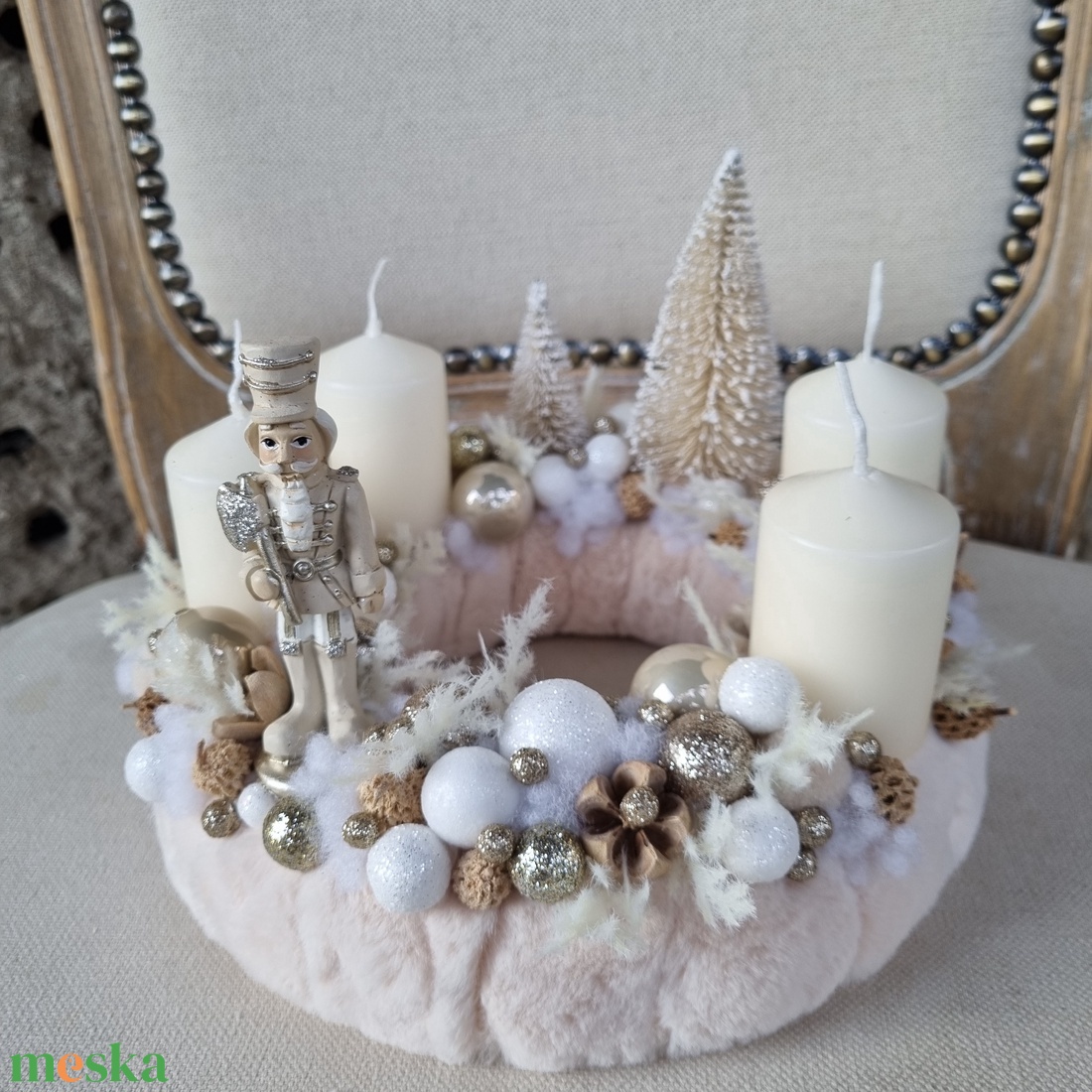 Adventi koszorú - karácsony - adventi díszek - adventi koszorú - Meska.hu