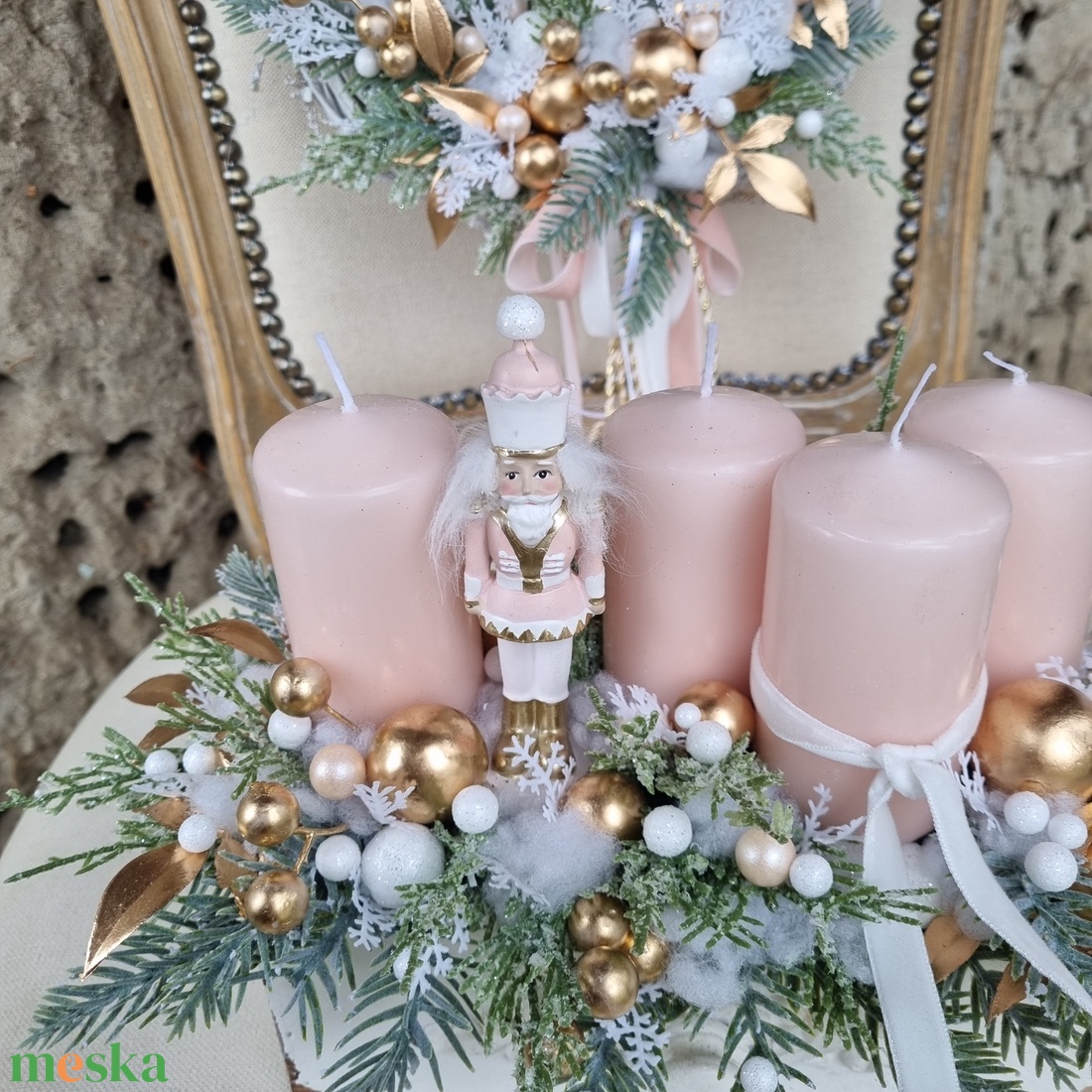 Adventi koszorú - karácsony - adventi díszek - adventi koszorú - Meska.hu