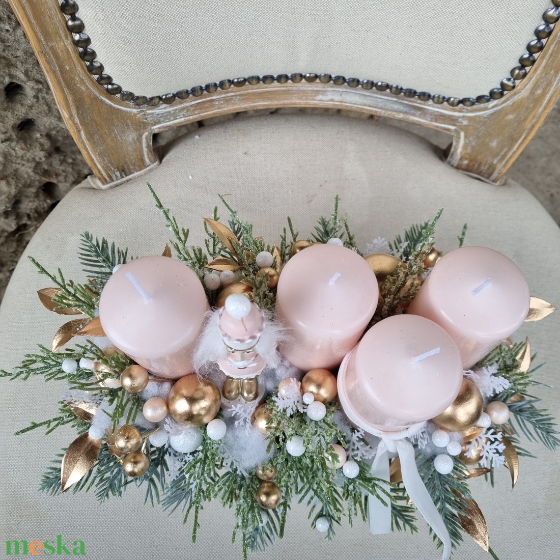 Adventi koszorú - karácsony - adventi díszek - adventi koszorú - Meska.hu